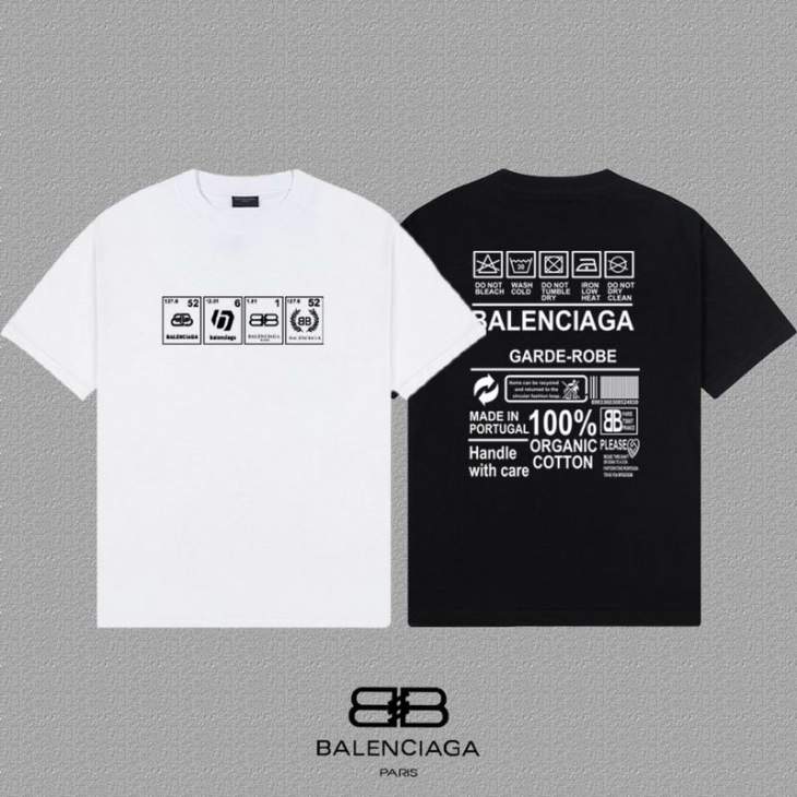 Picture of Balenciaga T Shirts Short _SKUBalenciagaXS-LmptxB001521115